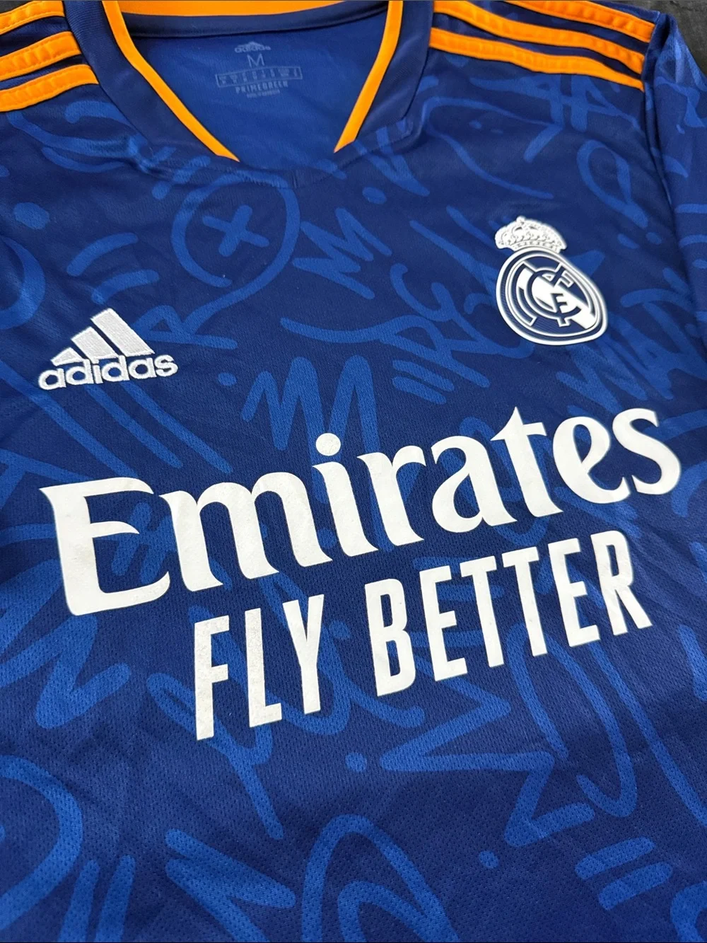 RARE Real Madrid #10 Luka Modric 2021-22 Adidas Away UEFA CL Jersey